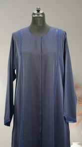 Classic Lace Work Abaya